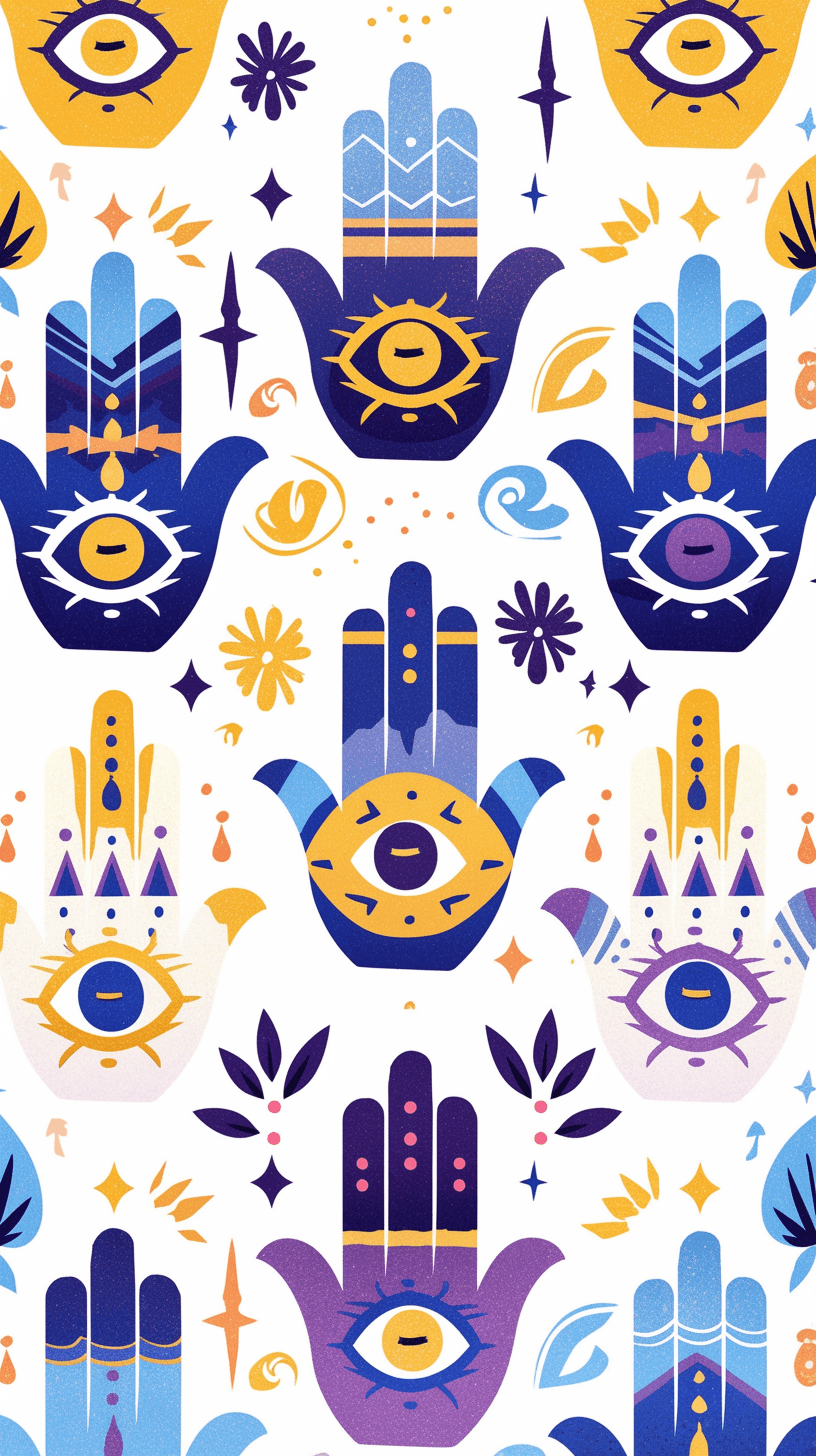 Eye Go original repeating artwork