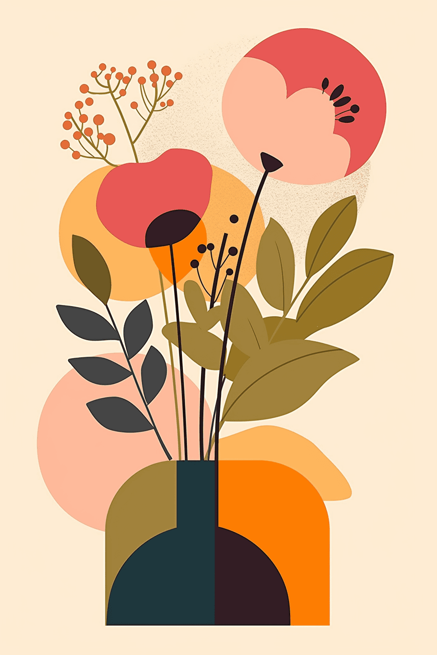 Vase Tune original repeating artwork