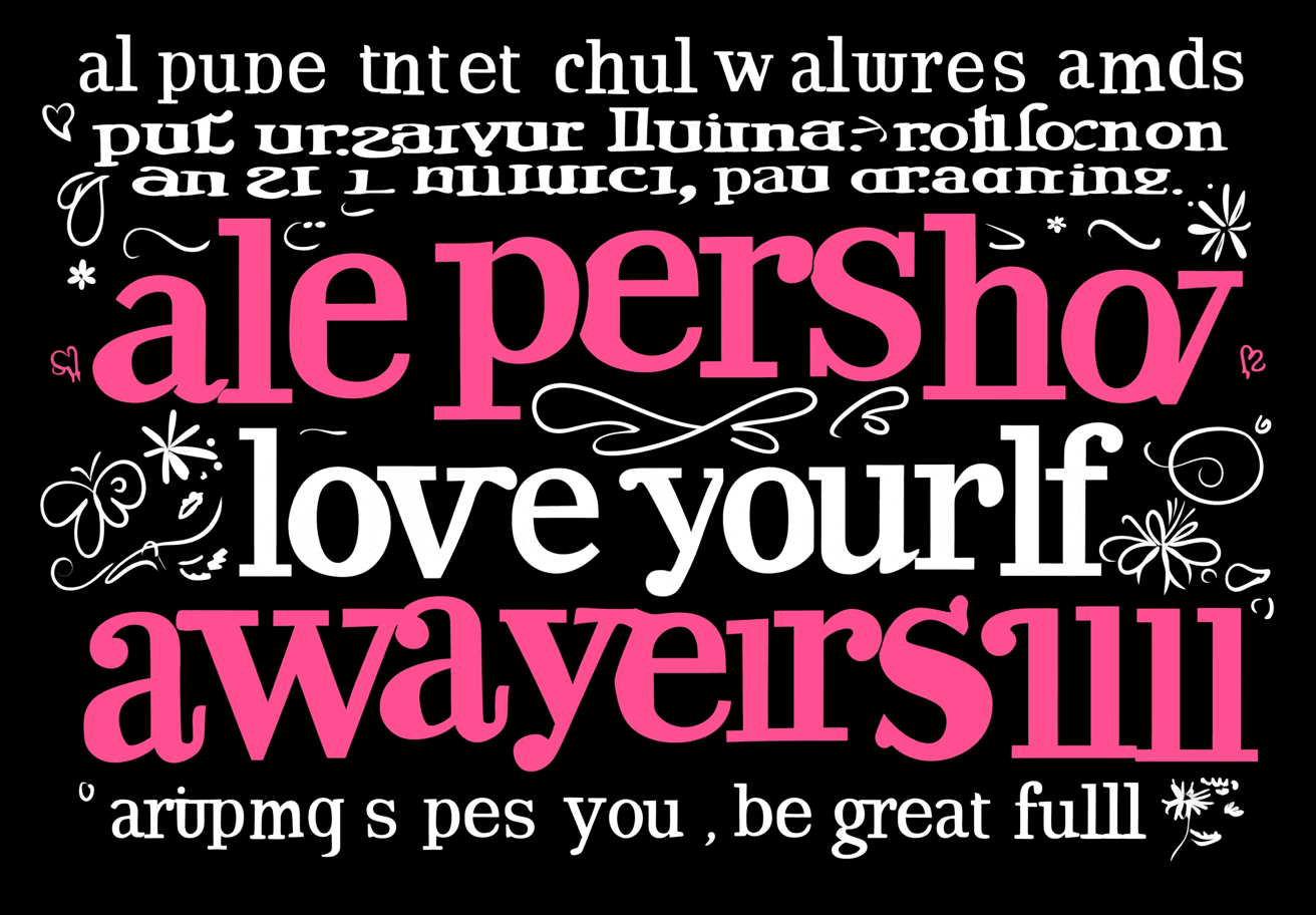 Sweet Cool Letter 020 original repeating artwork