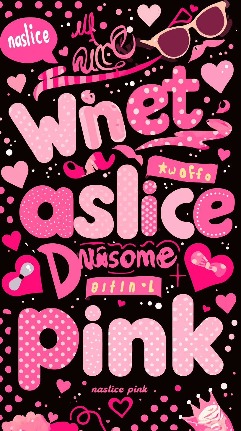 Sweet Cool Letter 114 original repeating artwork