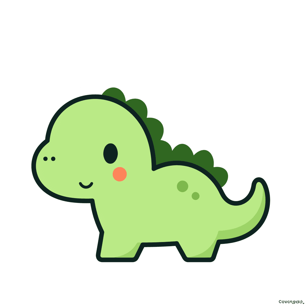 Dinosaur Zoom original repeating artwork