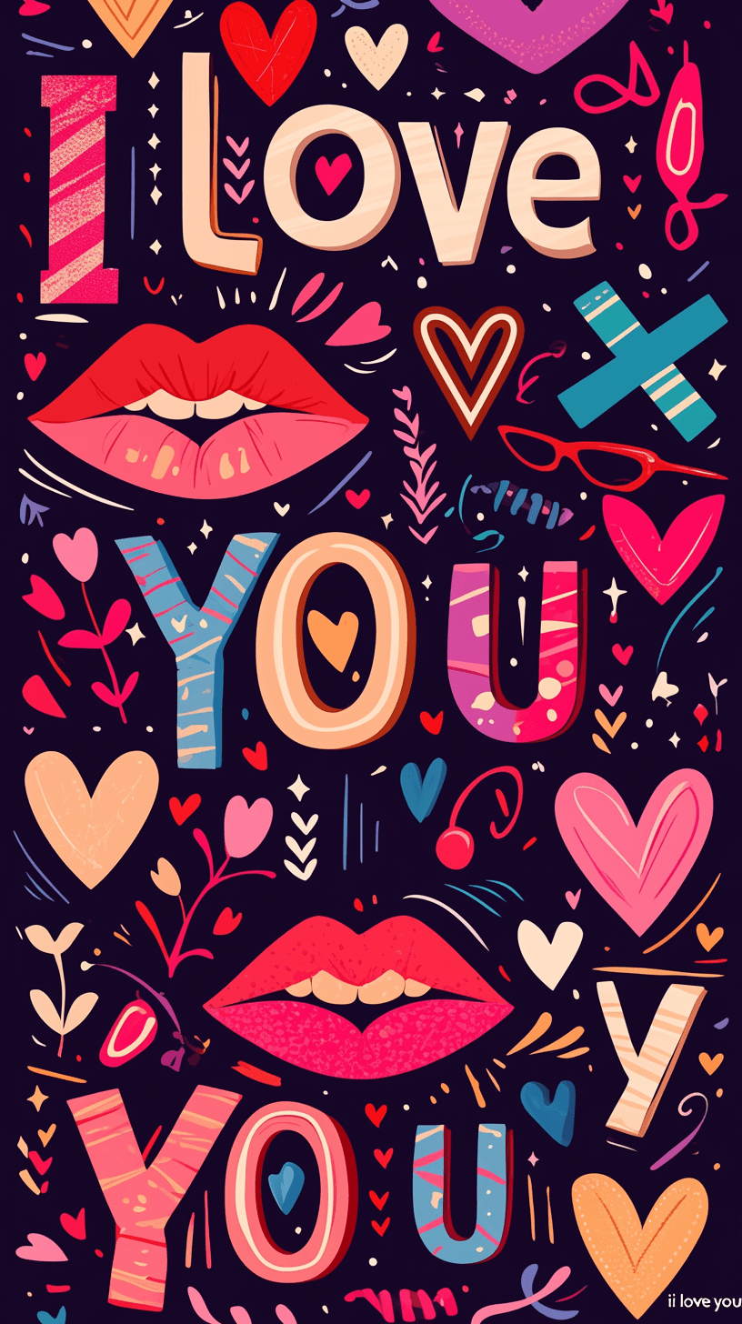 Sweet Cool Letter 092 original repeating artwork
