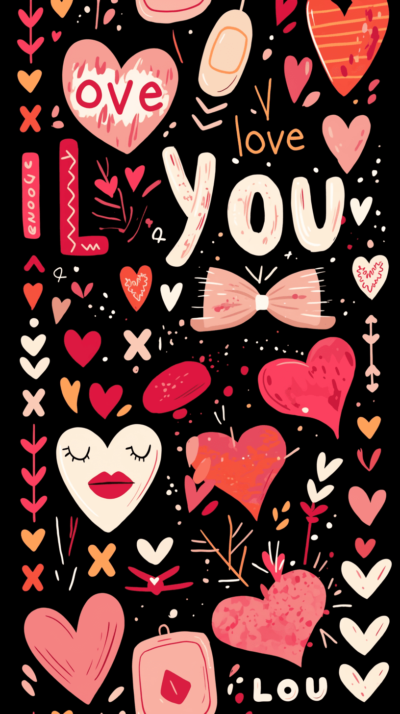 Sweet Cool Letter Seek original repeating artwork