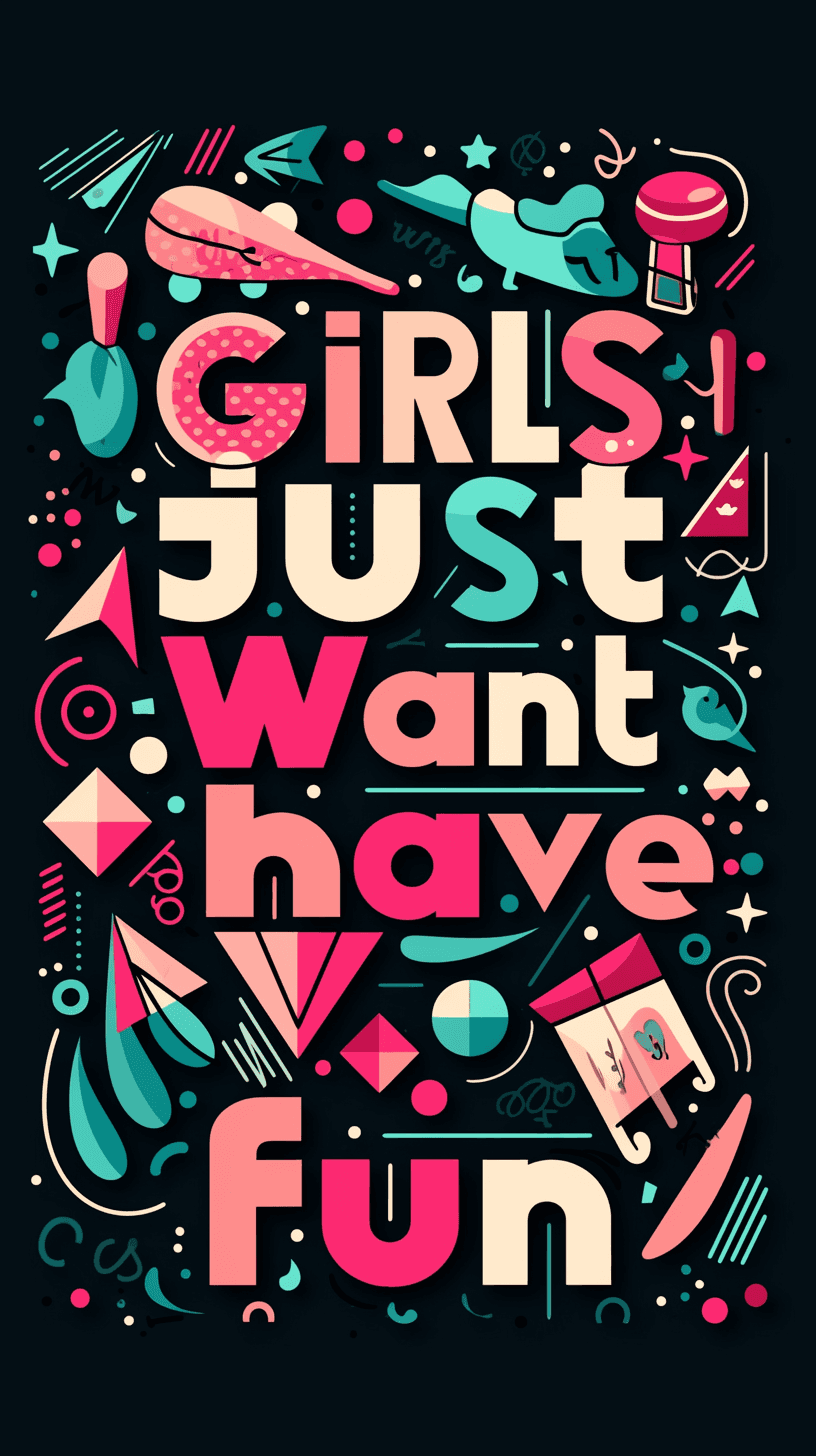 Sweet Cool Letter Bright original repeating artwork