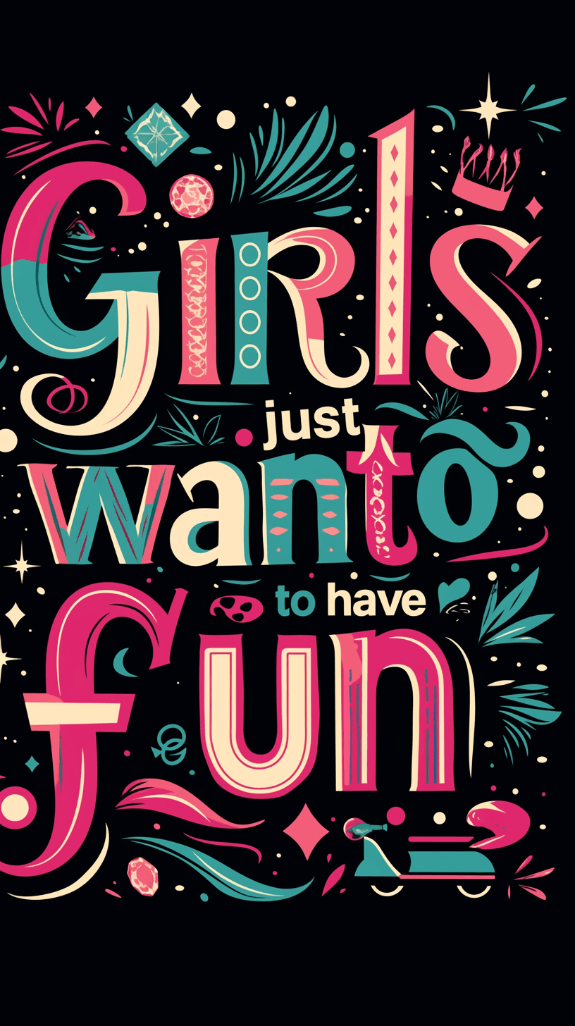 Sweet Cool Letter Flare original repeating artwork