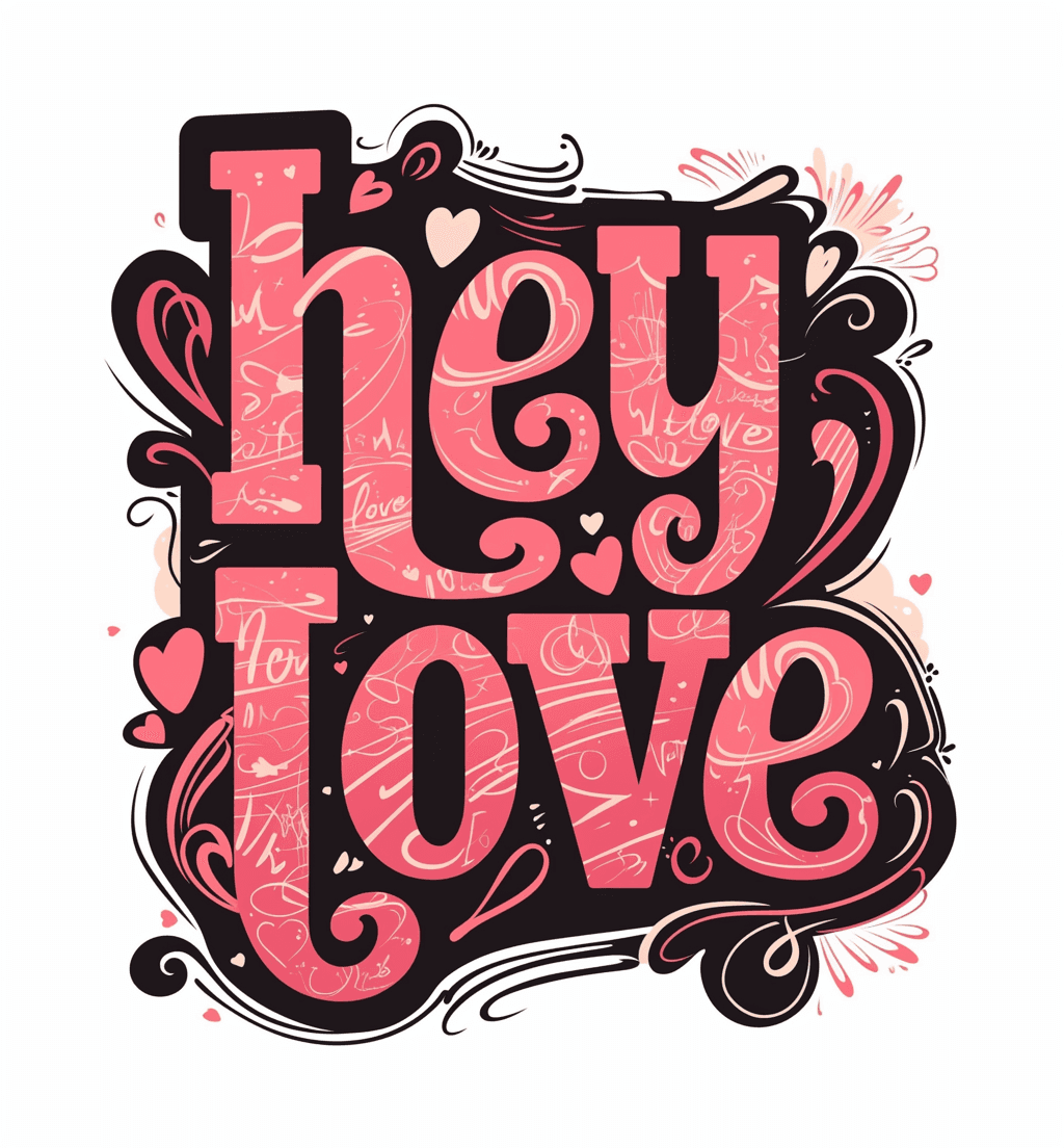 Sweet Cool Letter 113 original repeating artwork