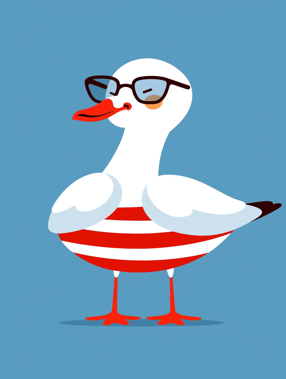 Duck Snap original repeating artwork