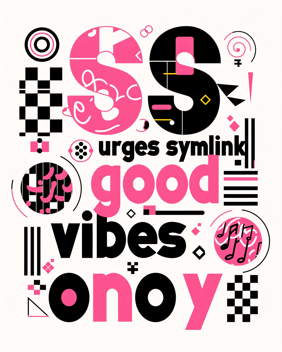 Sweet Cool Letter 007 original repeating artwork