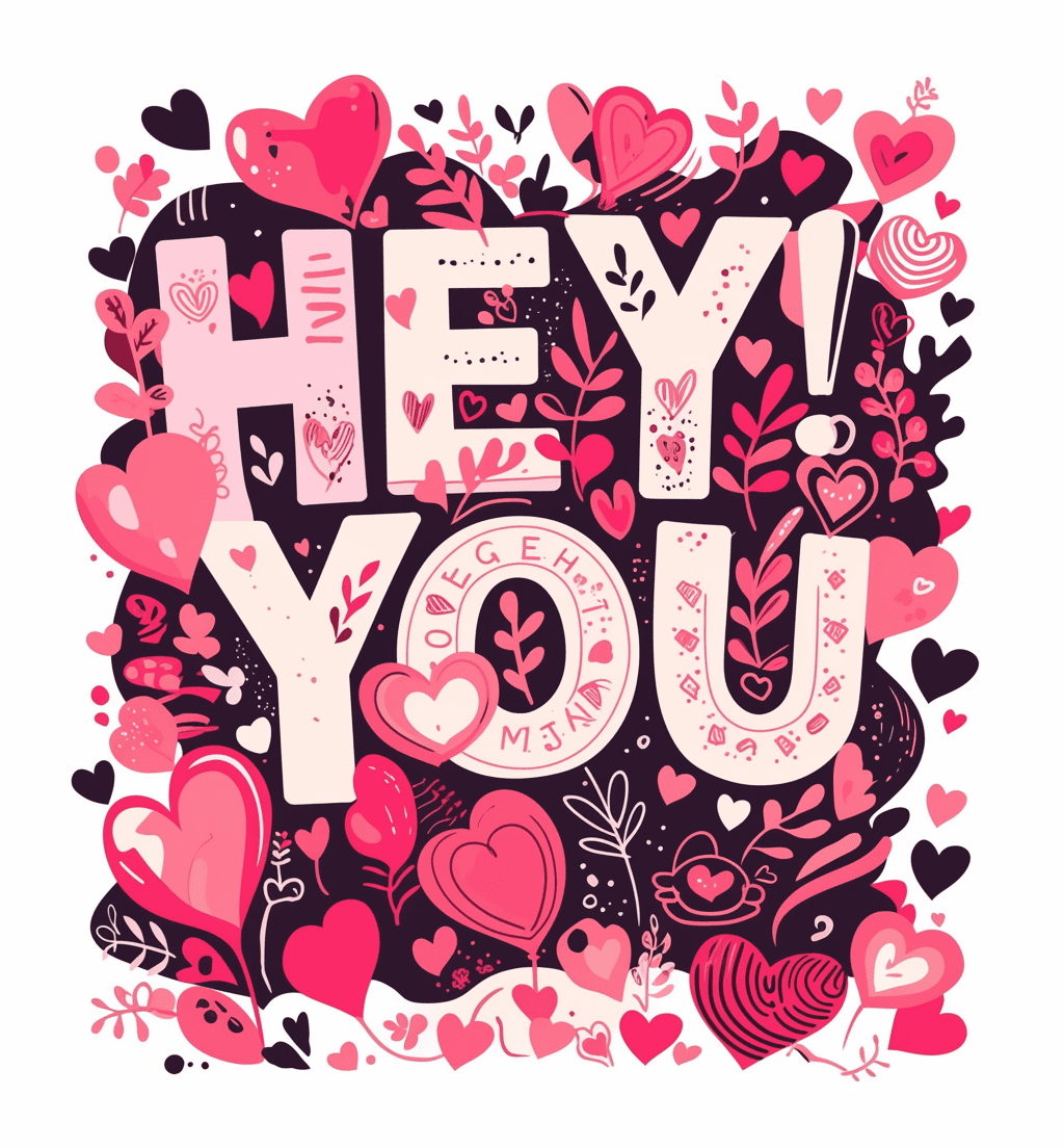 Sweet Cool Letter 267 original repeating artwork