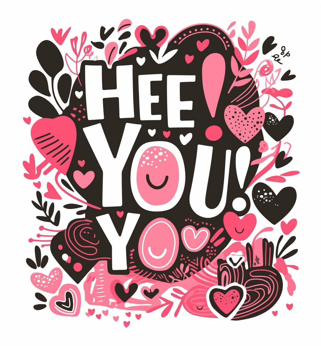 Sweet Cool Letter 095 original repeating artwork