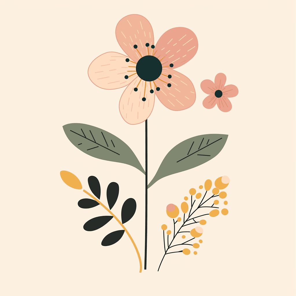 Blossom 1135 original repeating artwork