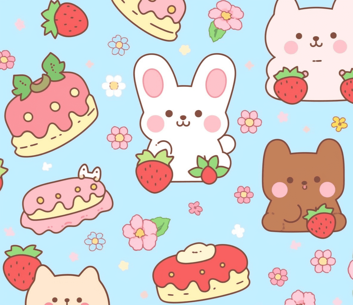 Bunny Spark original repeating artwork