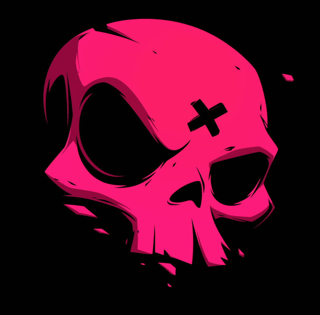 Sweet Cool Skull Club original repeating artwork