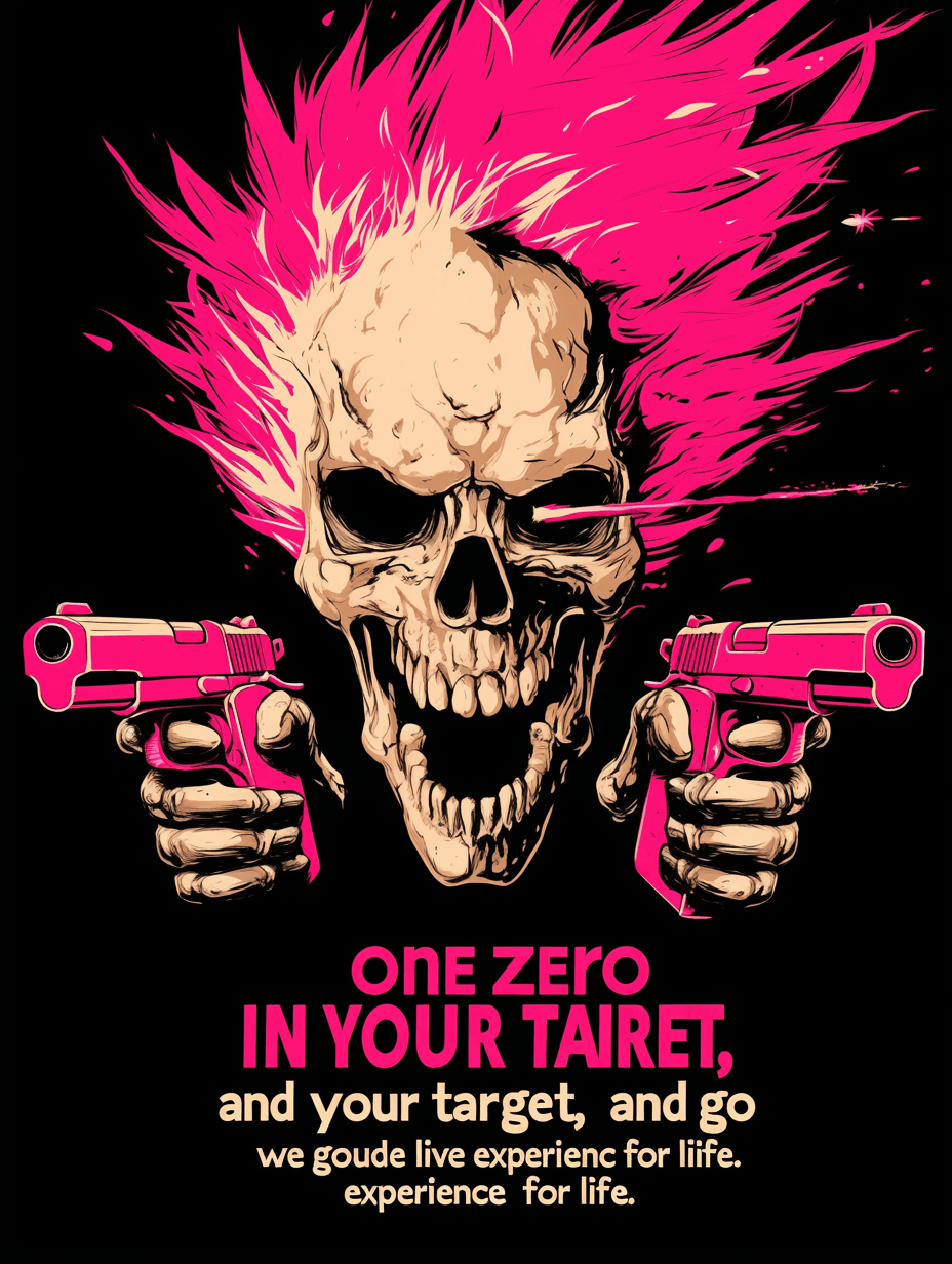 Sweet Cool Skull Prism original repeating artwork