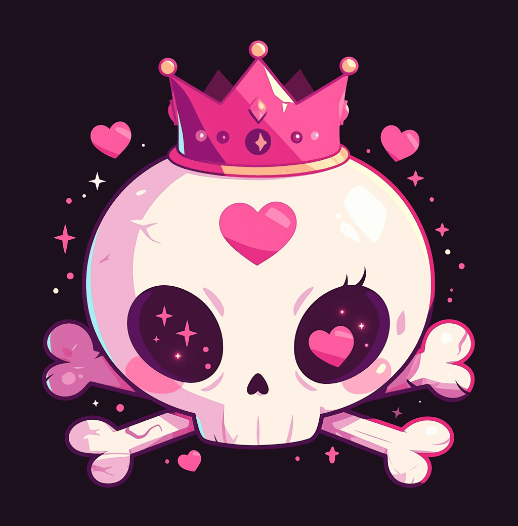 Sweet Cool Skull Collective original repeating artwork