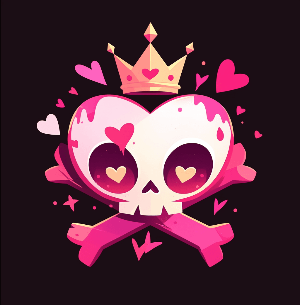 Sweet Cool Skull Team original repeating artwork