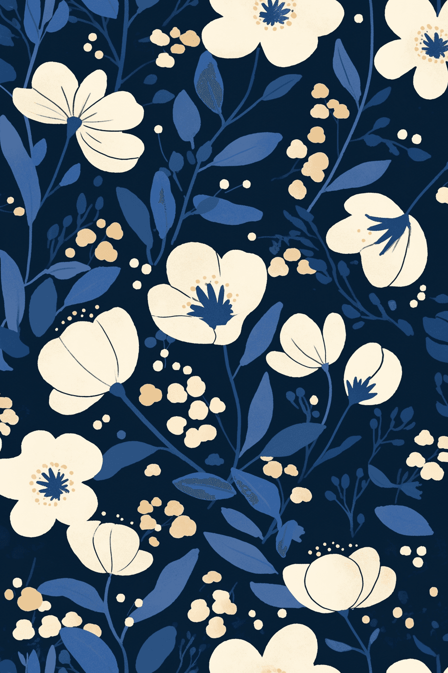 Blossom Rest original repeating artwork
