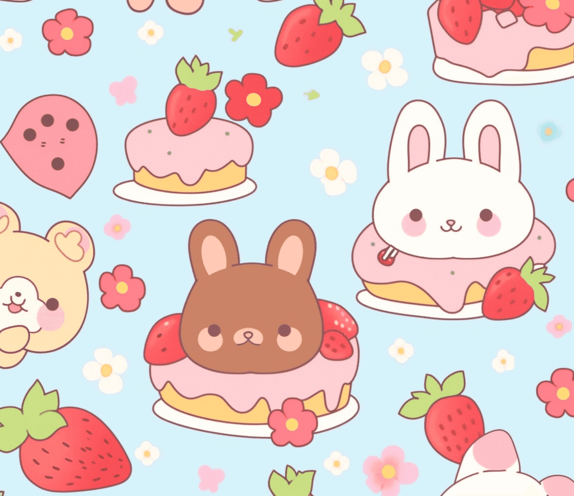 Bunny 301 original repeating artwork