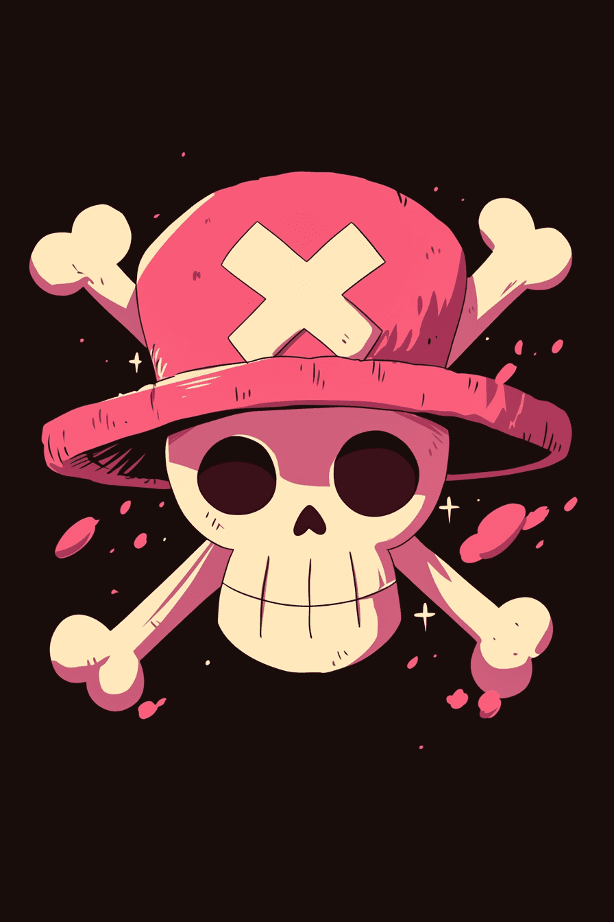 Sweet Cool Skull Bop original repeating artwork
