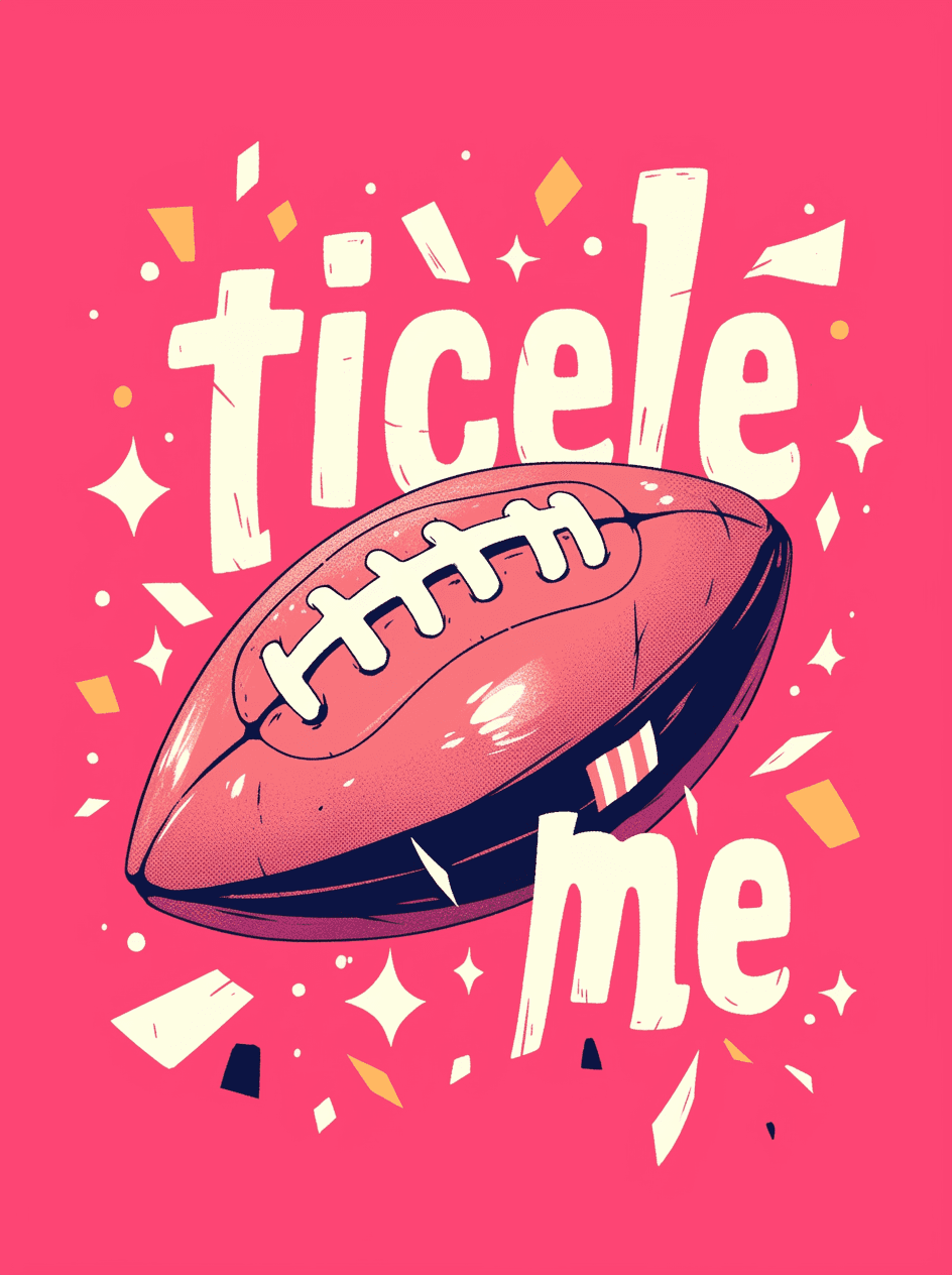 Sweet Cool Rugby Club original repeating artwork