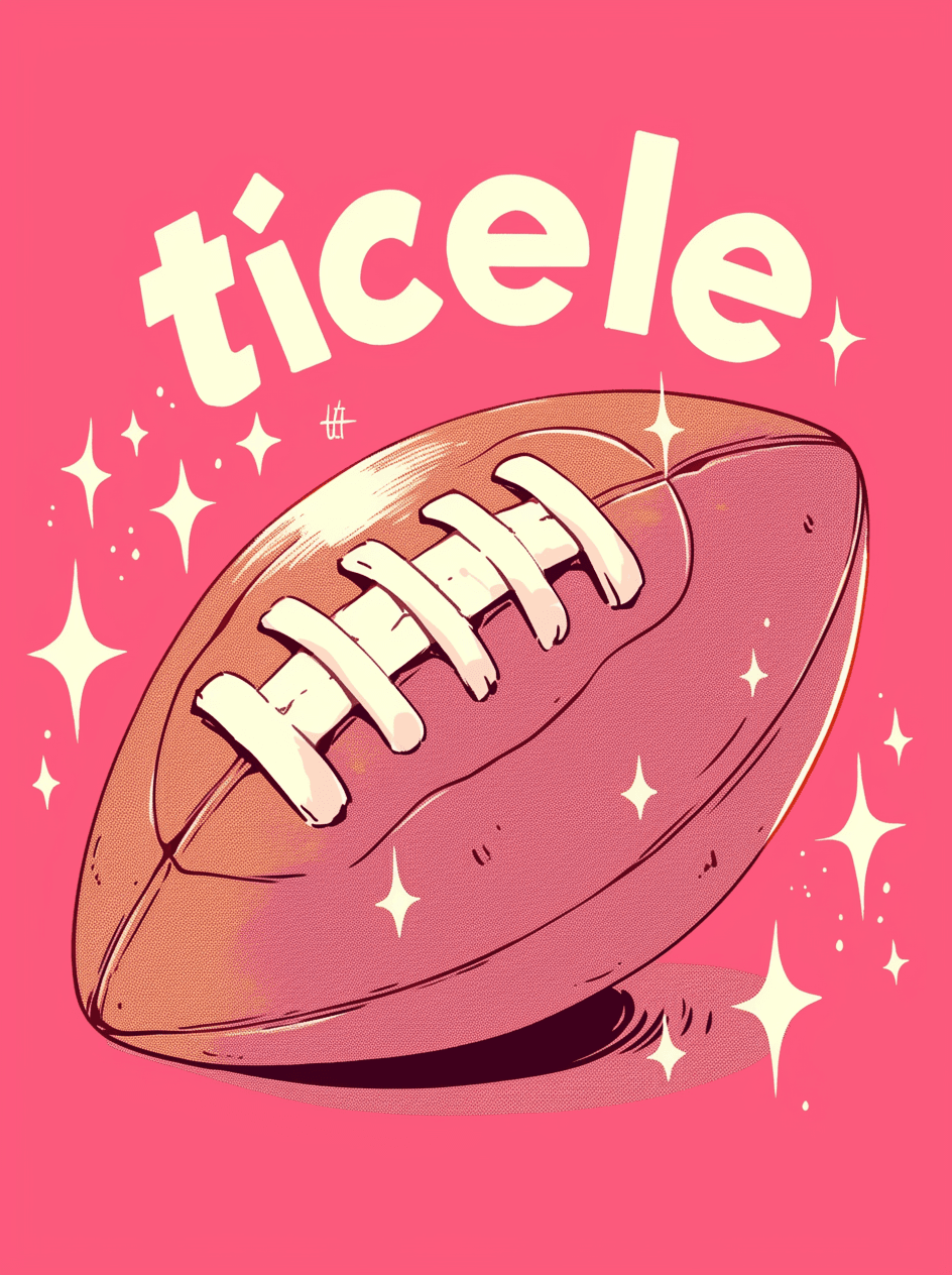 Sweet Cool Rugby Crew original repeating artwork