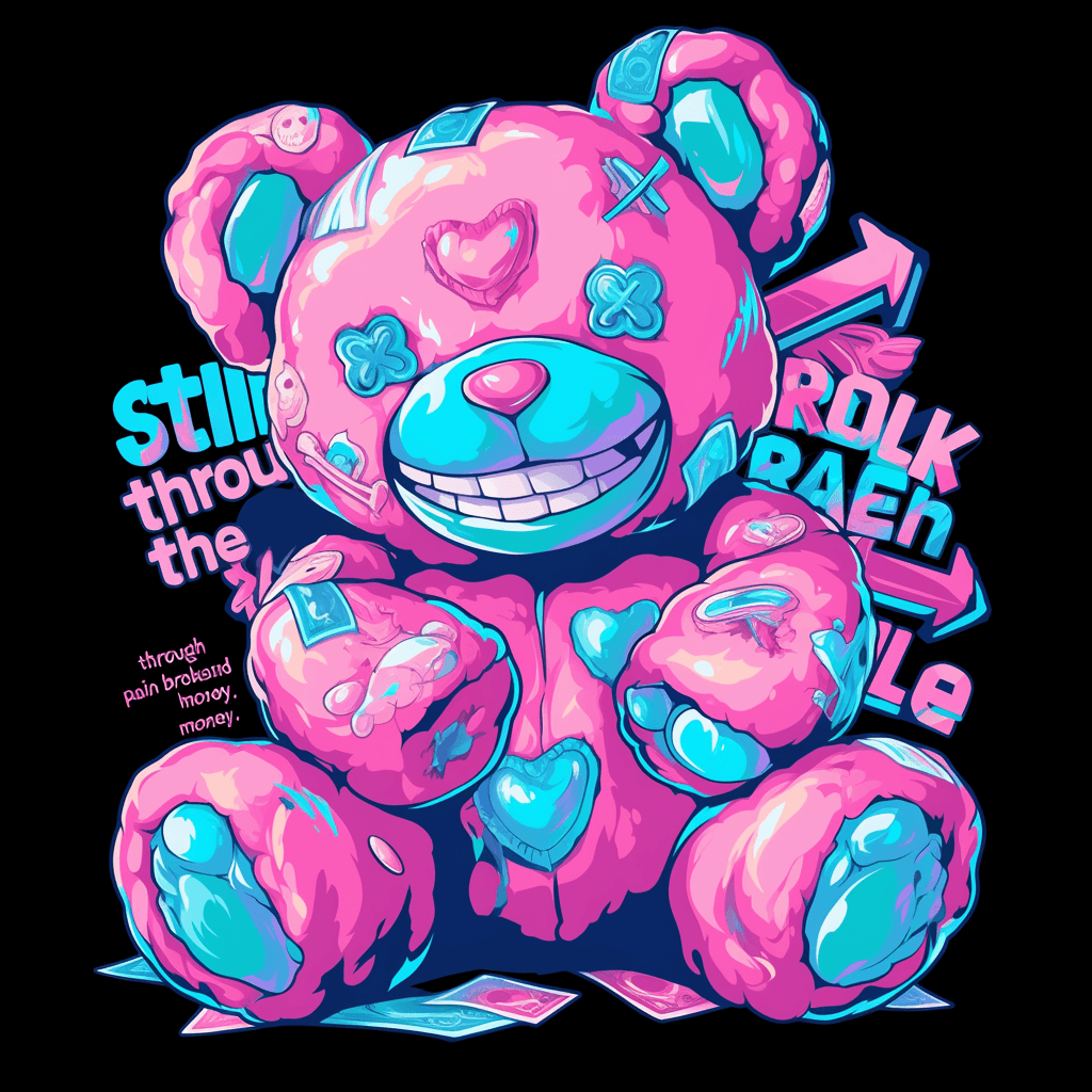 Sweet Cool Bear Team original repeating artwork