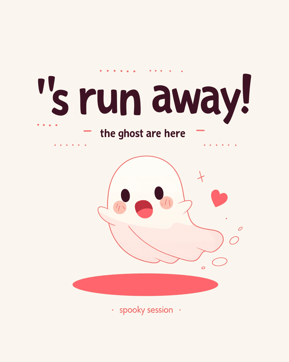 Halloween Ghost 609 original repeating artwork