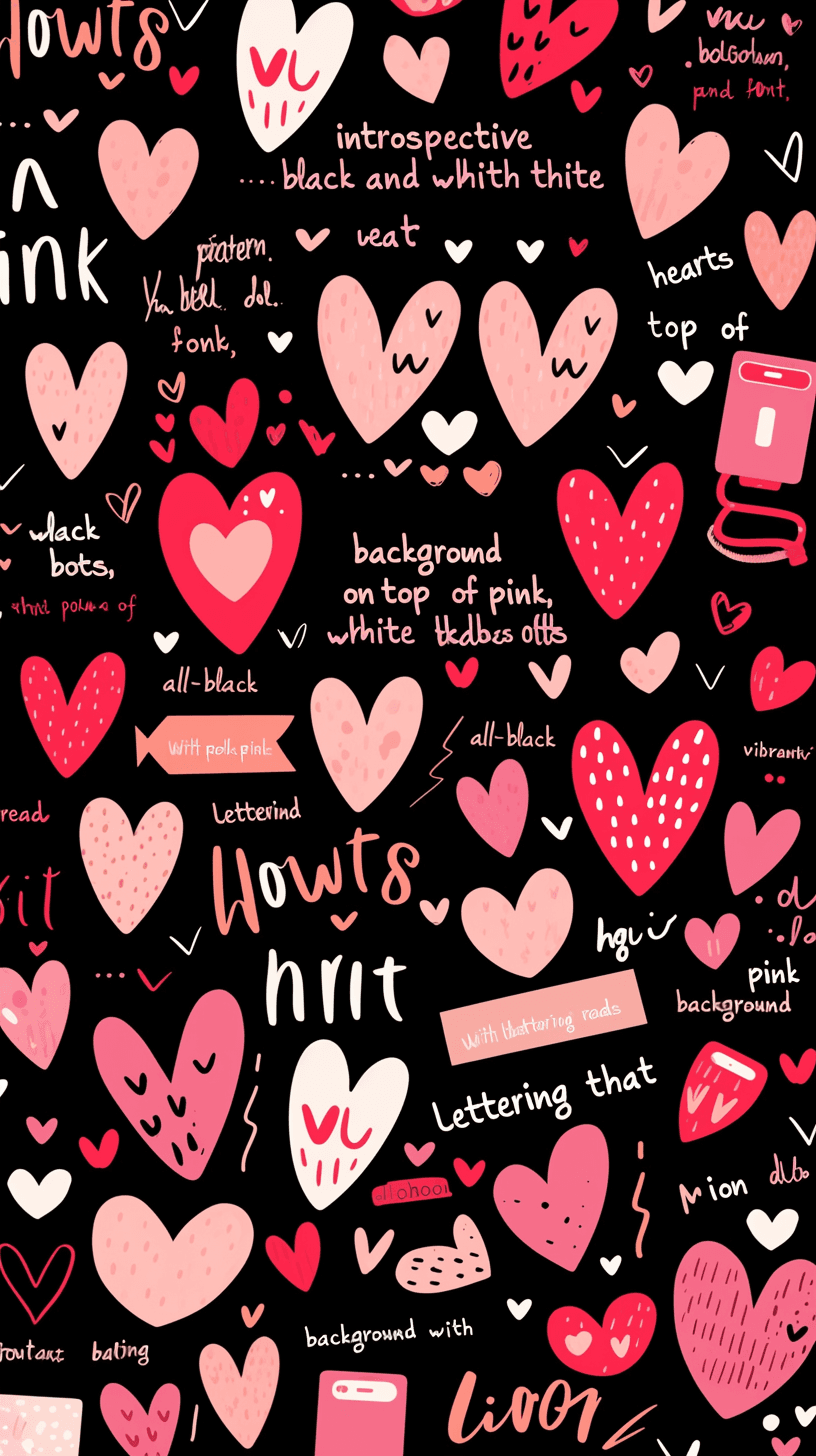 Sweet Cool Letter 198 original repeating artwork