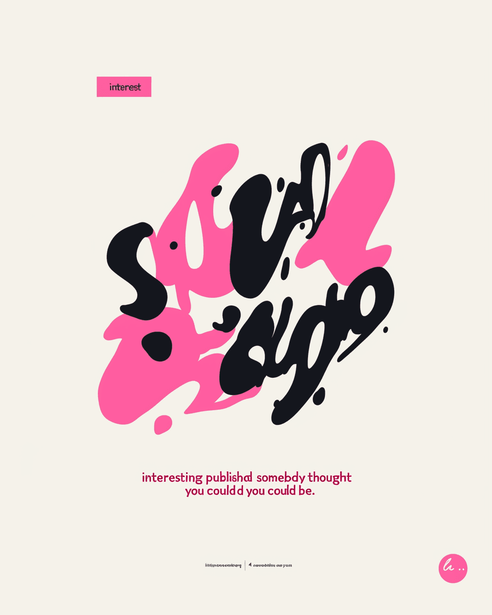 Sweet Cool Letter Rhythm original repeating artwork