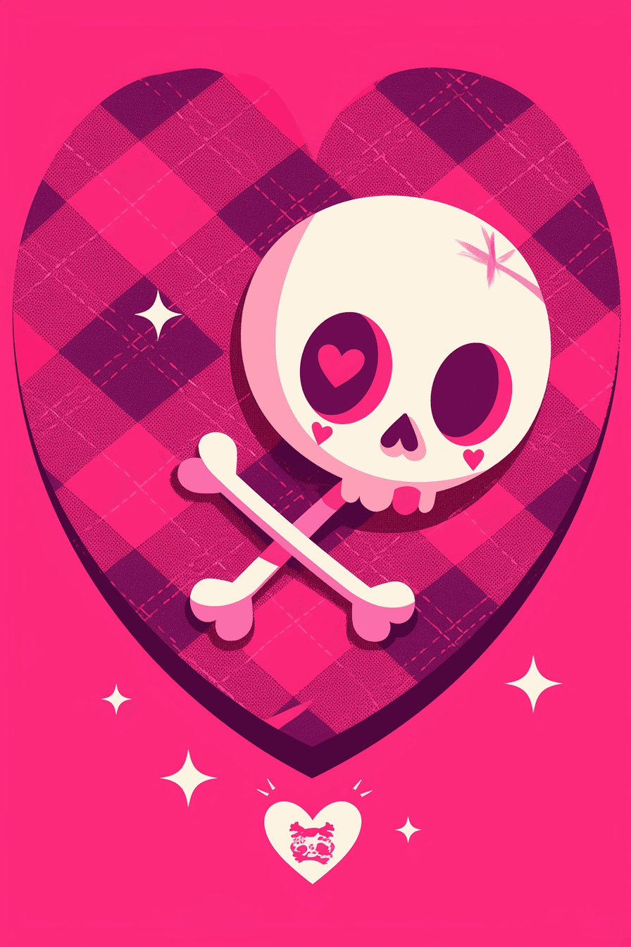 Sweet Cool Design North original repeating artwork