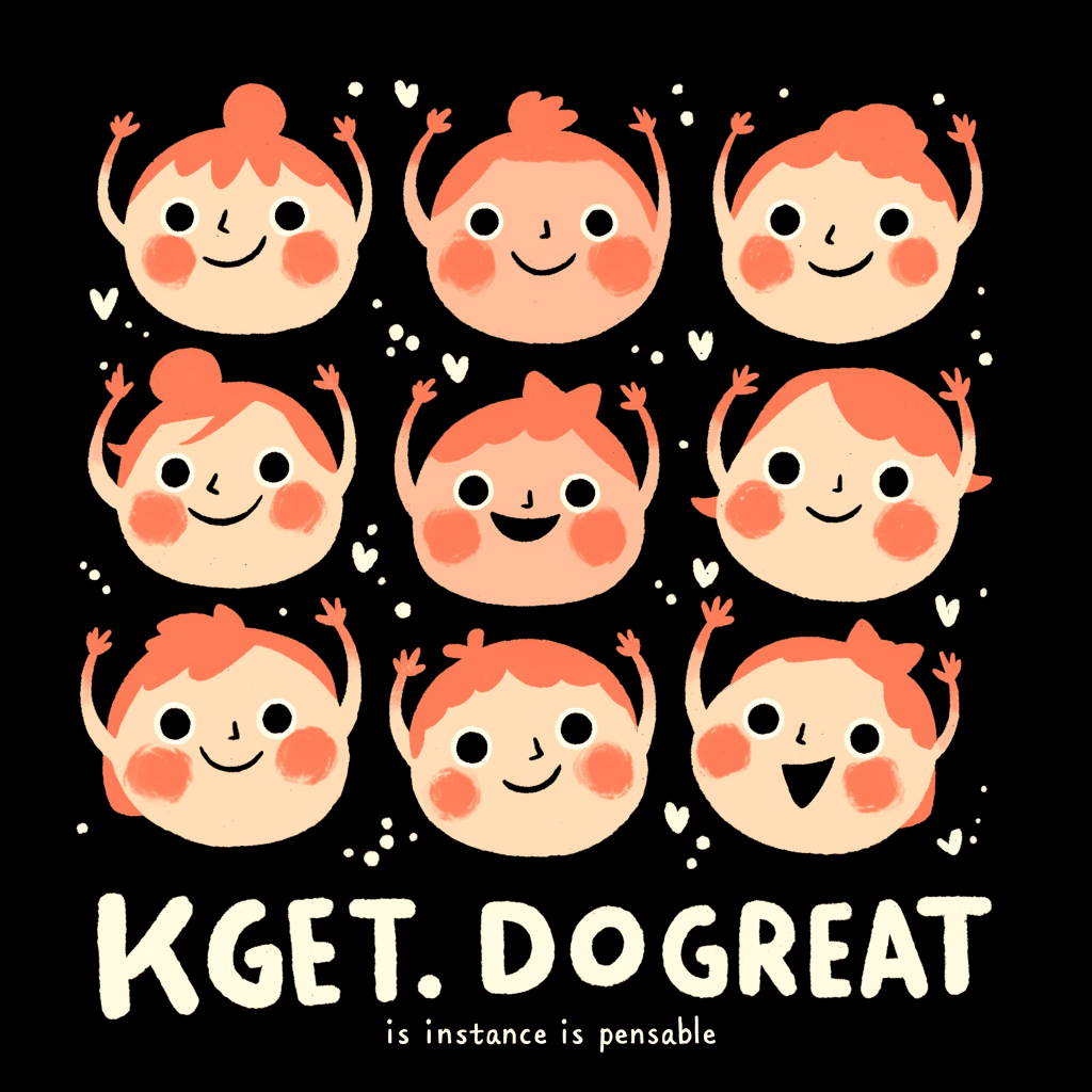 Sweet Cool Design Mono original repeating artwork