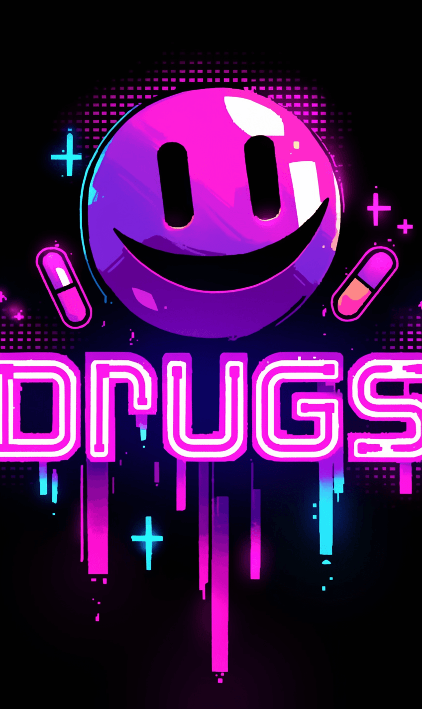 Sweet Cool Road original repeating artwork