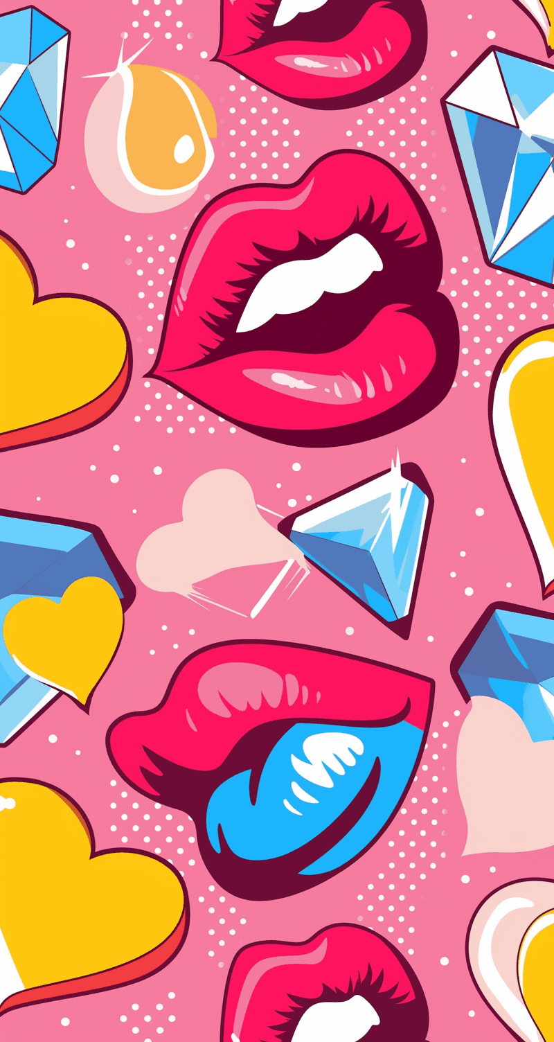 Sweet Cool Summit original repeating artwork