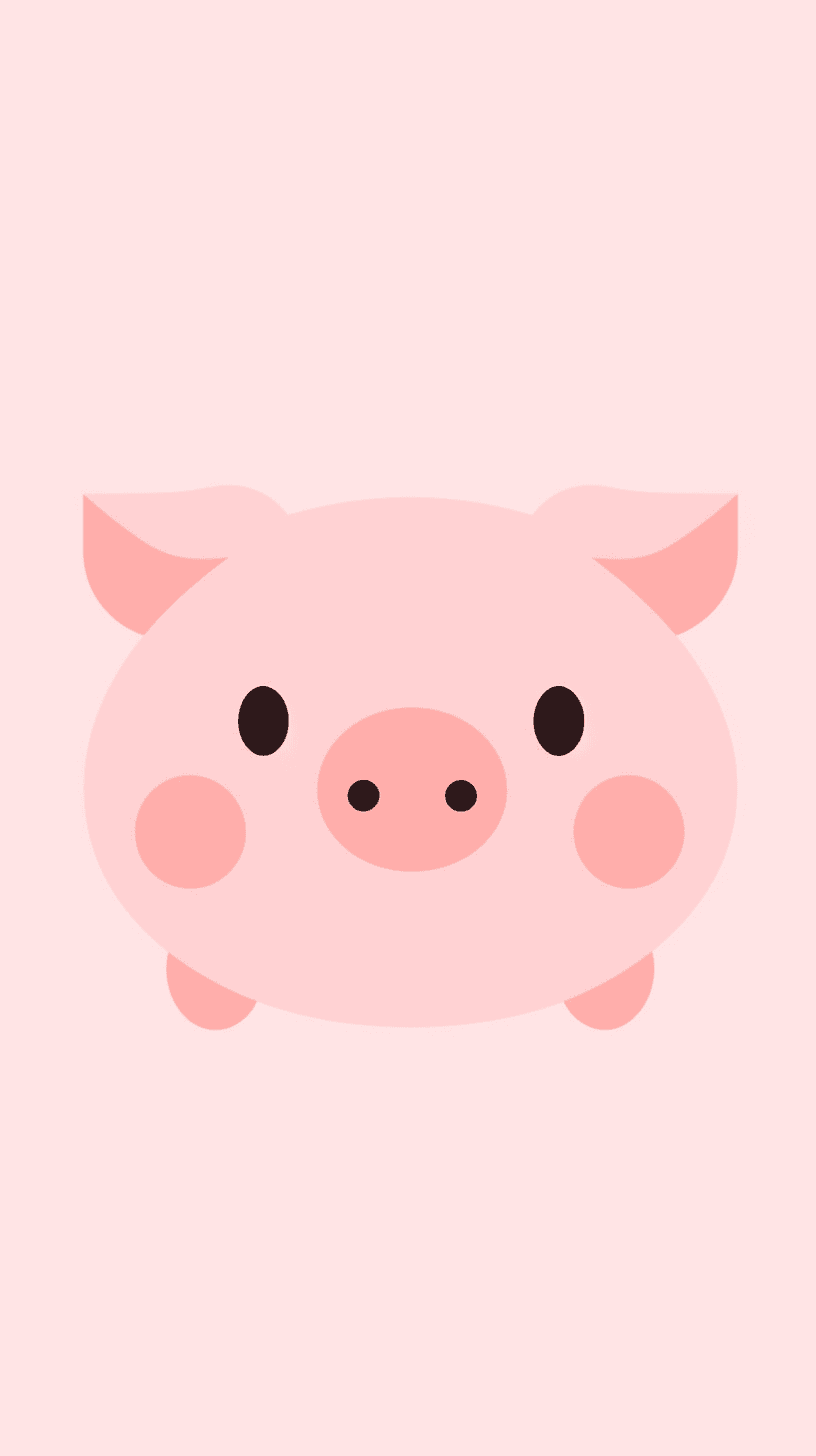 Piglet Picnic original repeating artwork