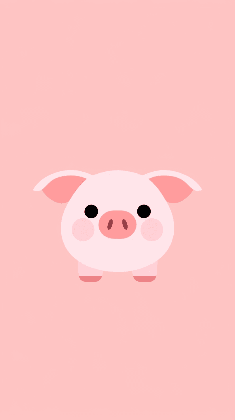 Piglet Show original repeating artwork