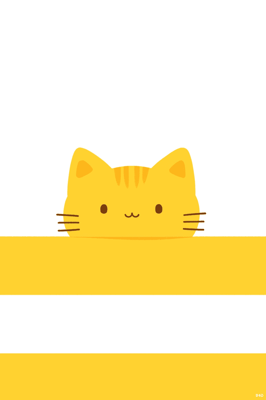 Cat 315 original repeating artwork