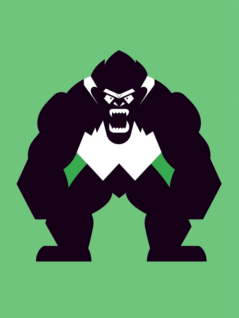 Ape Club original repeating artwork
