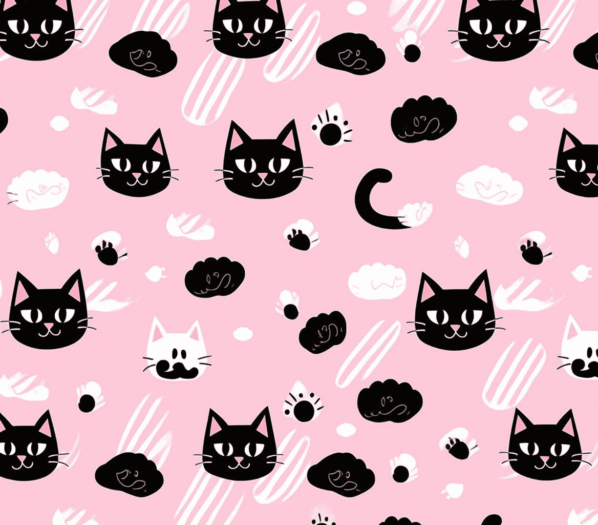 Cat 031 original repeating artwork