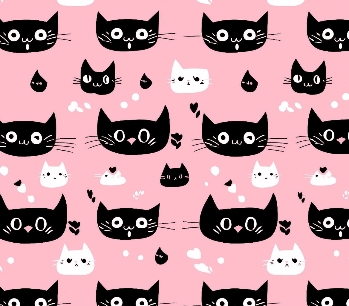 Cat 423 original repeating artwork