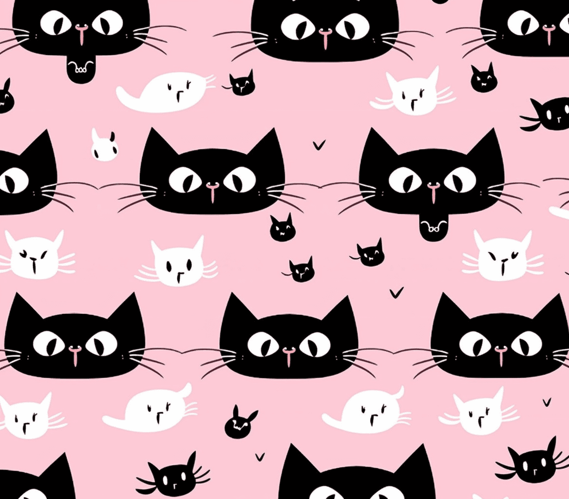 Cat 216 original repeating artwork