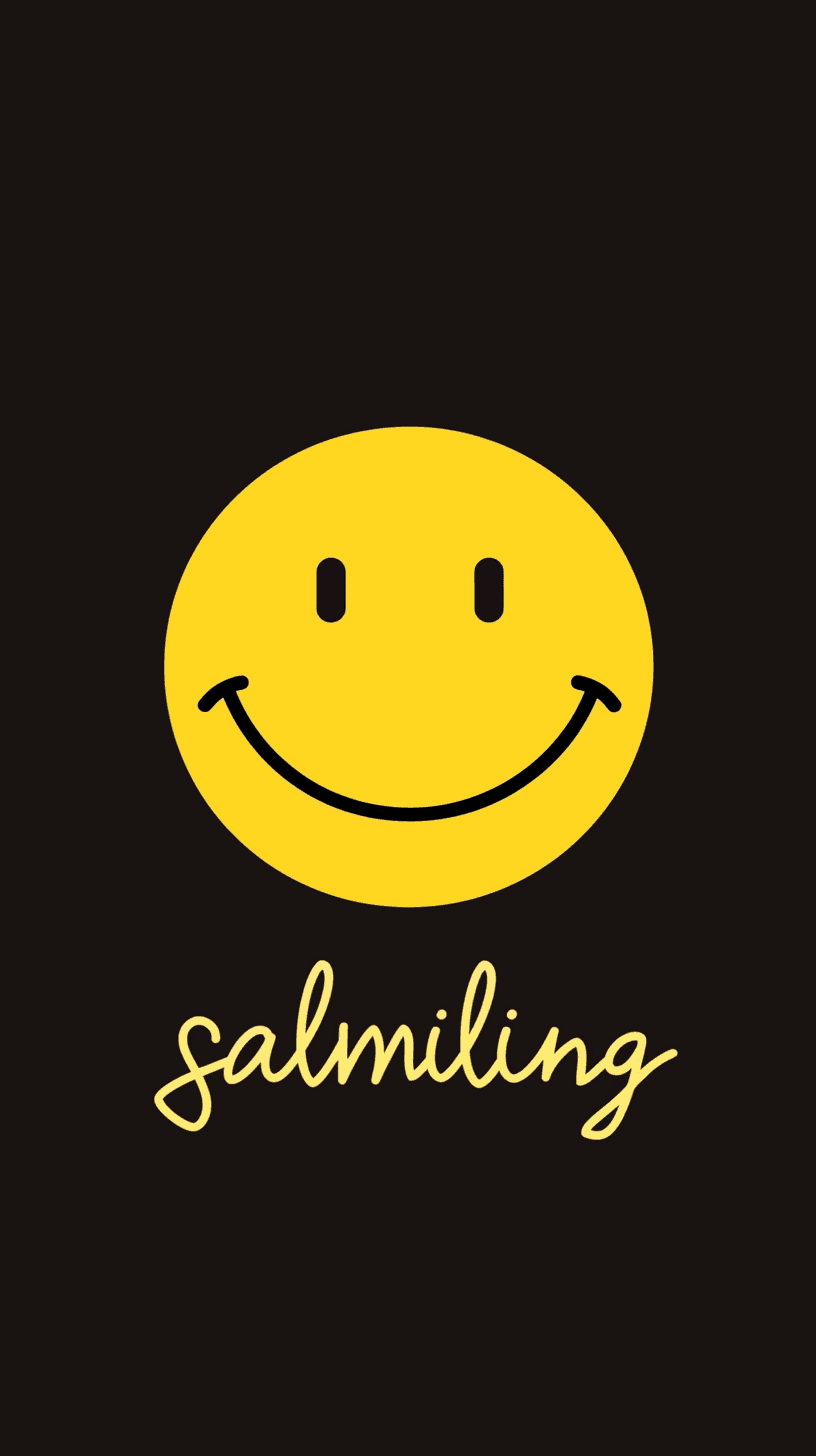 Street Smiley Shine On original repeating artwork