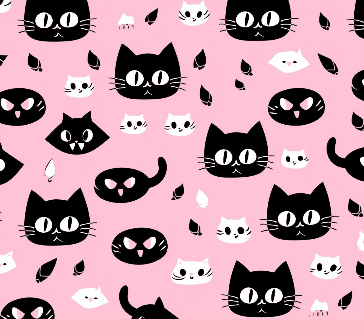 Cat 385 original repeating artwork
