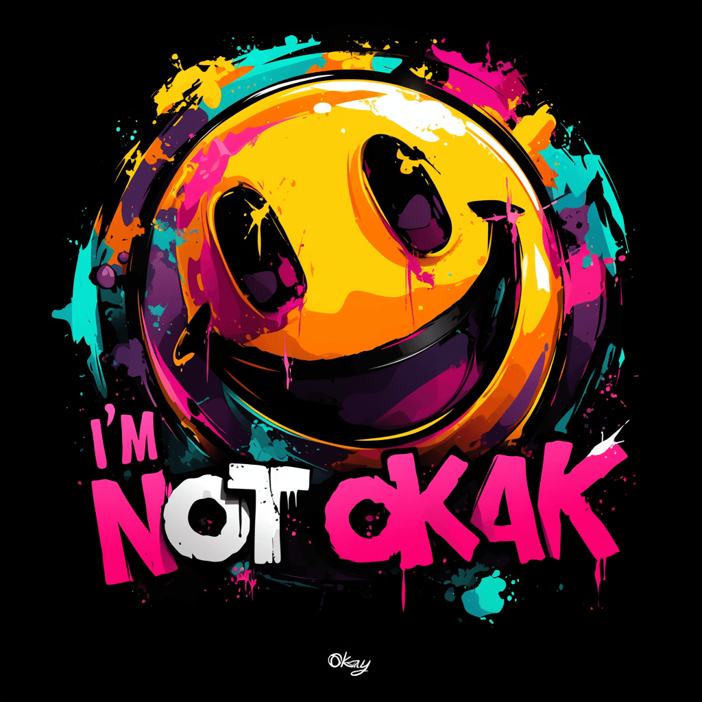 Street Smiley Tribe original repeating artwork