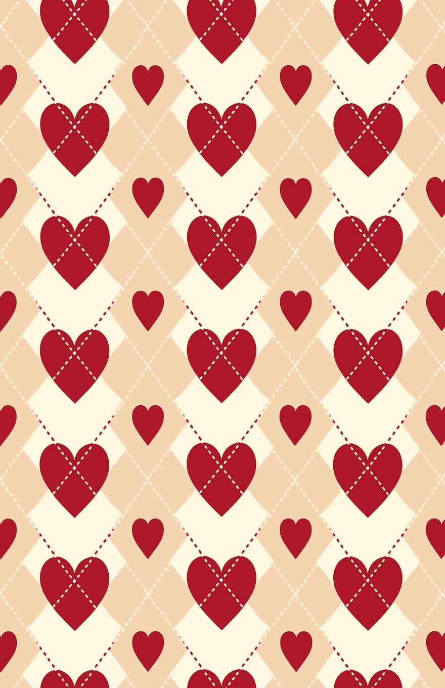 Heart 025 original repeating artwork