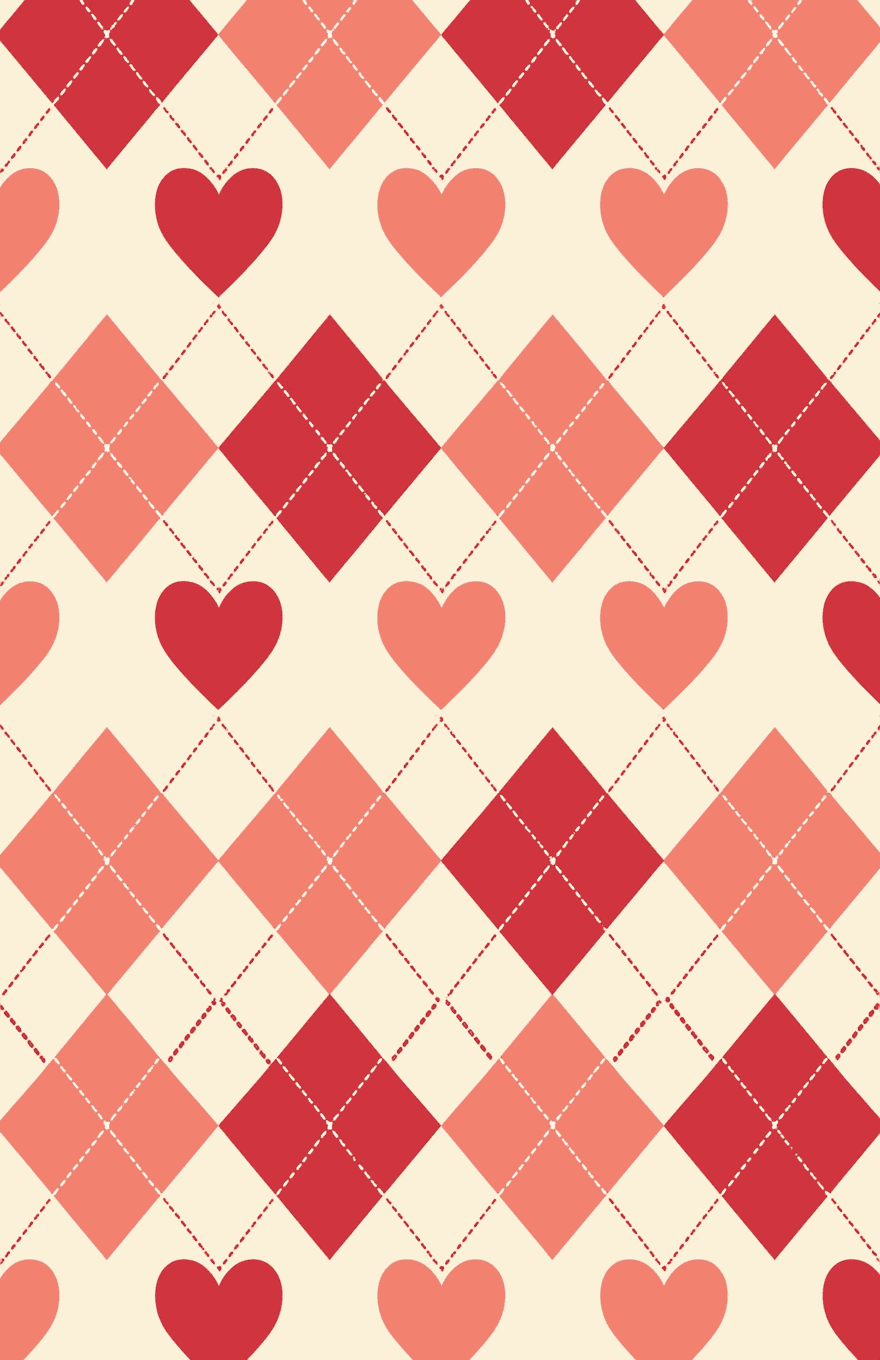 Heart Starlight original repeating artwork