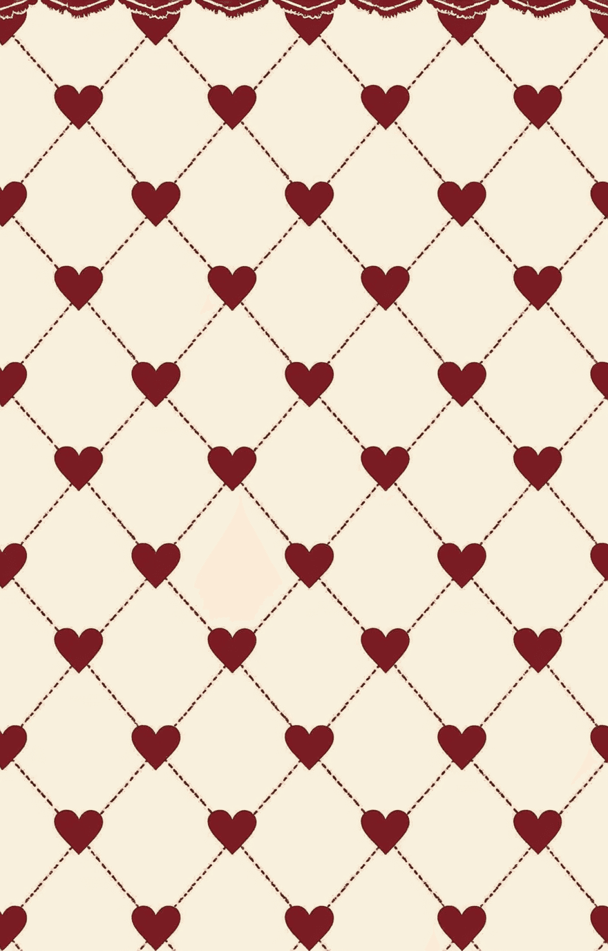 Heart Zip original repeating artwork