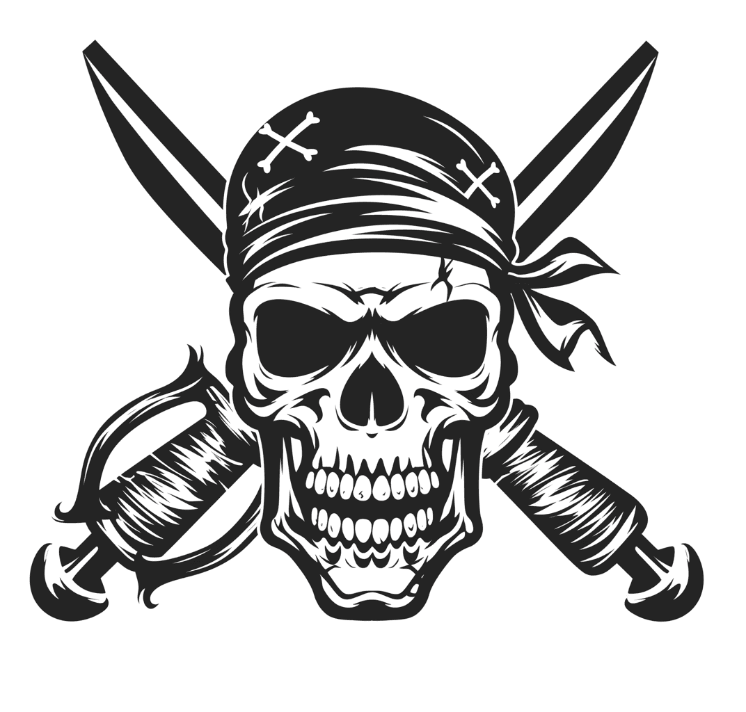 Street Skull Neon original repeating artwork