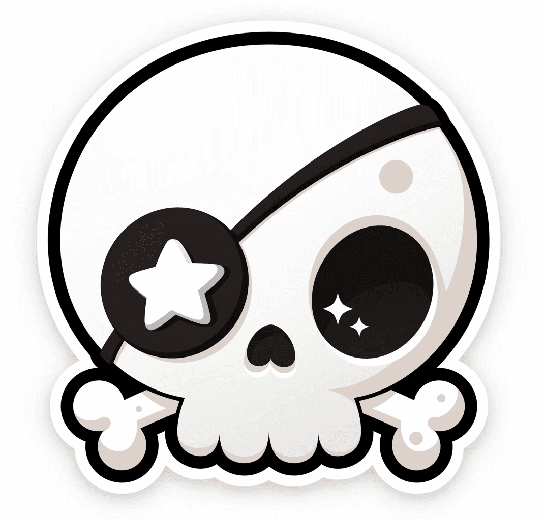 Street Skull Echo original repeating artwork