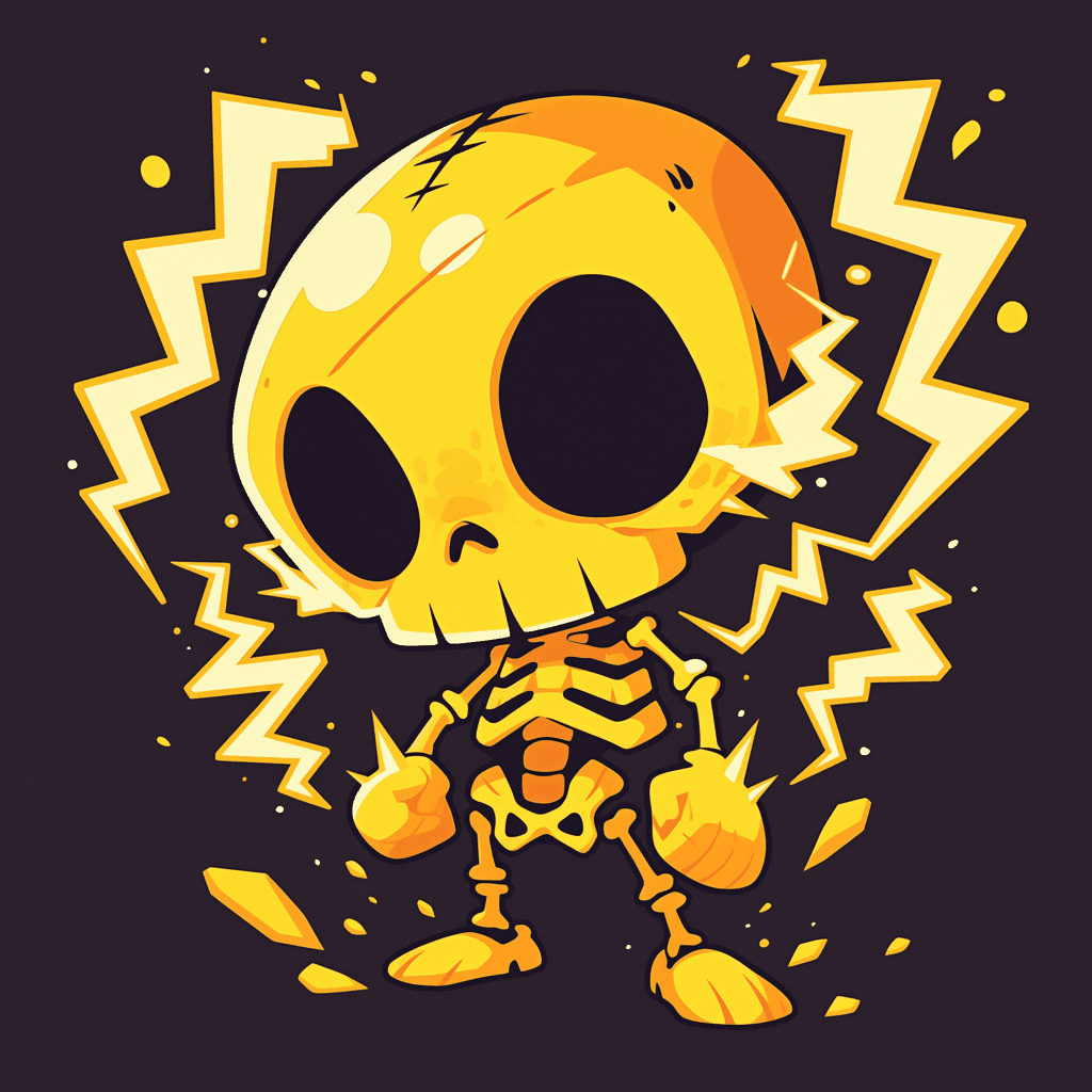 Street Skull Party original repeating artwork
