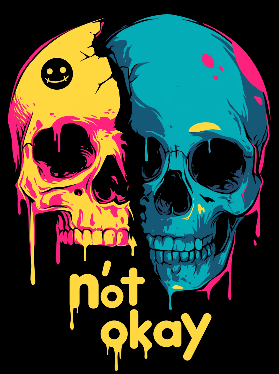 Street Skull Beats original repeating artwork